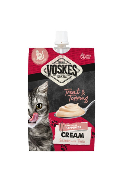 20367-VOSKES SOMON ve TON BALIKLI CREAM KEDİ ÖDÜLÜ 90GR